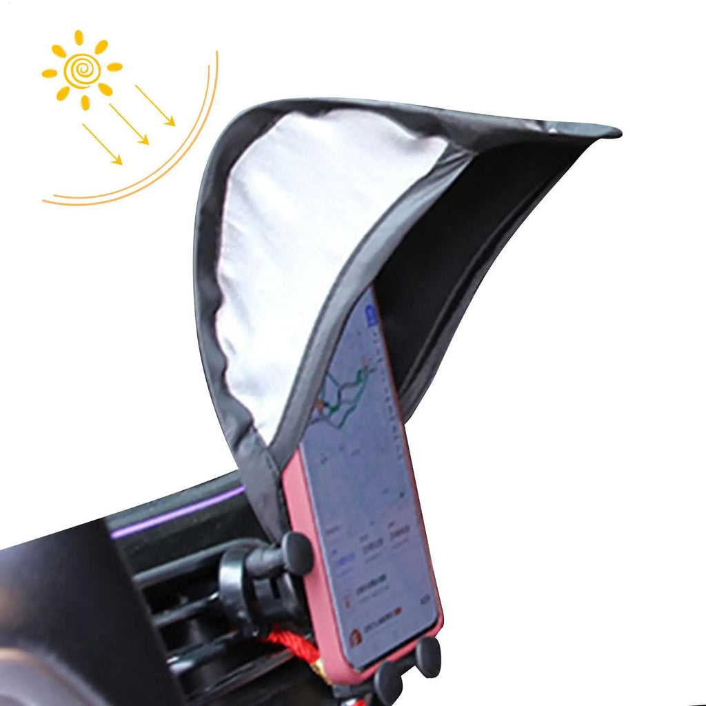 Car Phone Sunshade UV Heat Shield – Foldable Screen Cover Car Phone Sunshade Babs