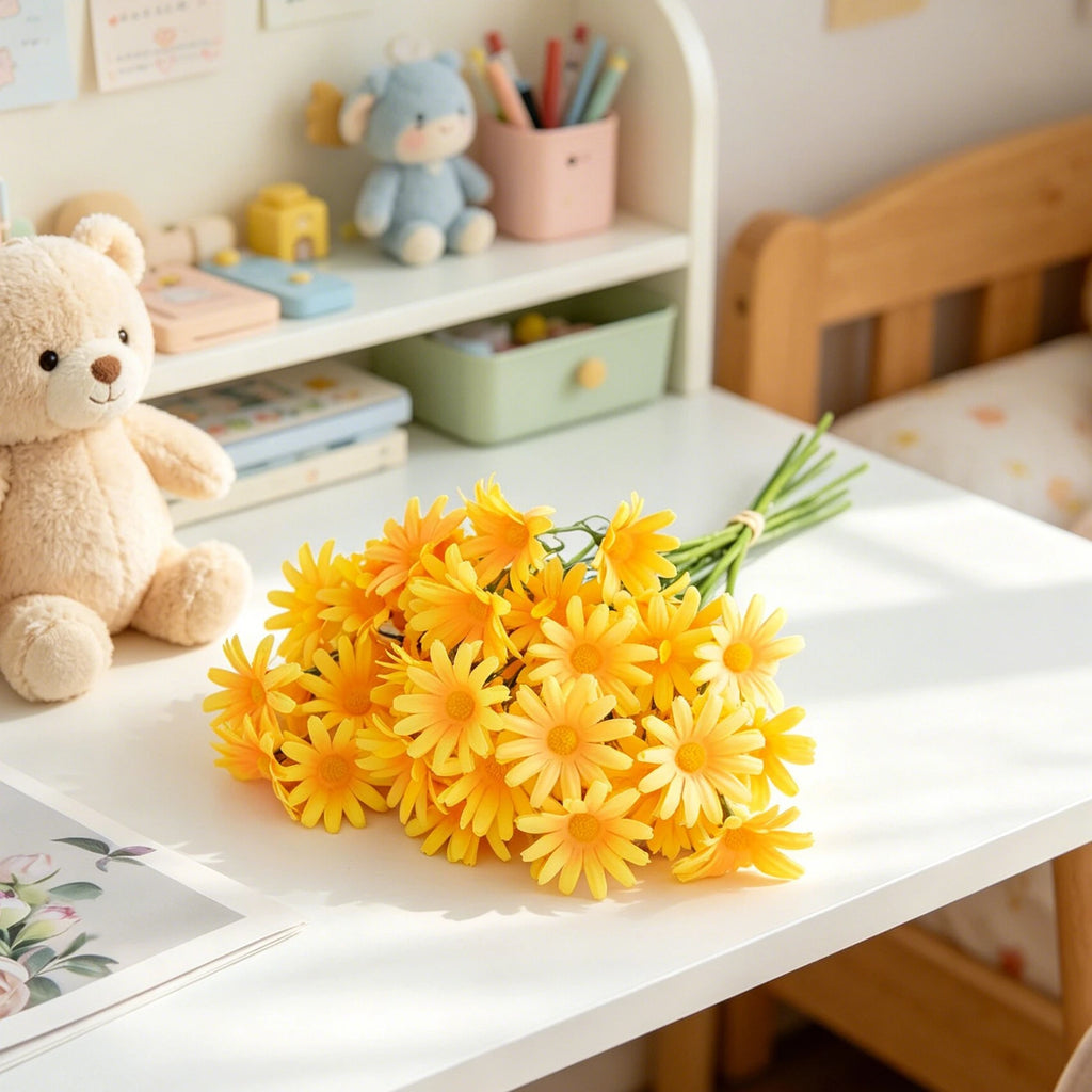 Artificial Silk Chrysanthemum Flowers – Wedding & Home Décor Artificial Silk Flowers Babs
