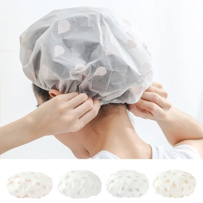 Women's Luxury Reusable Shower Cap – Eco-Friendly Bath & Swim Reusable Shower Cap Babs