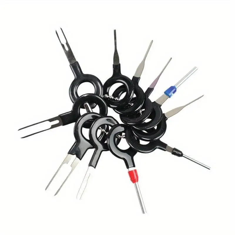 3-Piece Terminal Removal Tool Kit – Car Wiring Pin Extractor Automotive Wiring Tool Babs