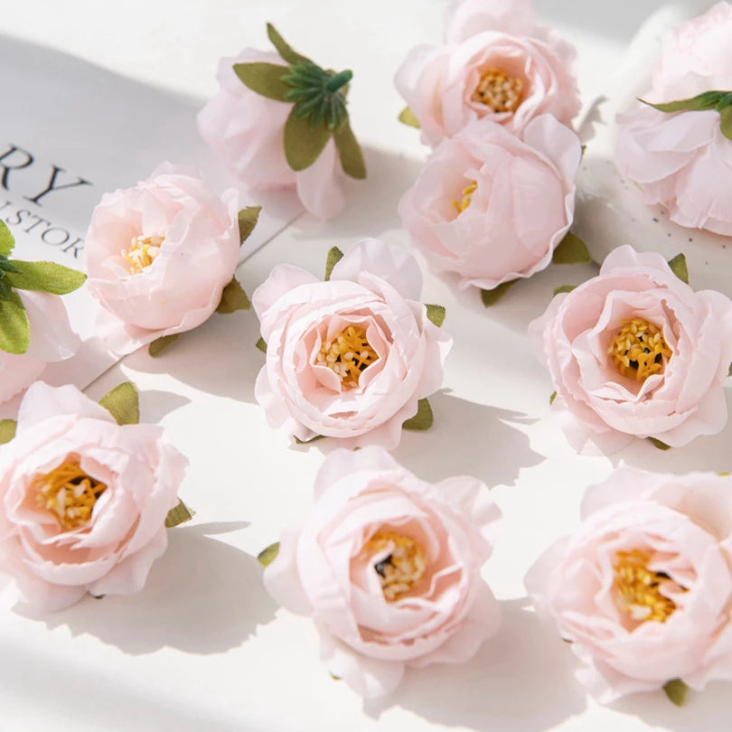 10/20 Pcs Multicolor Silk Rose Artificial Flowers for Wedding & DIY Artificial Silk Flowers Babs