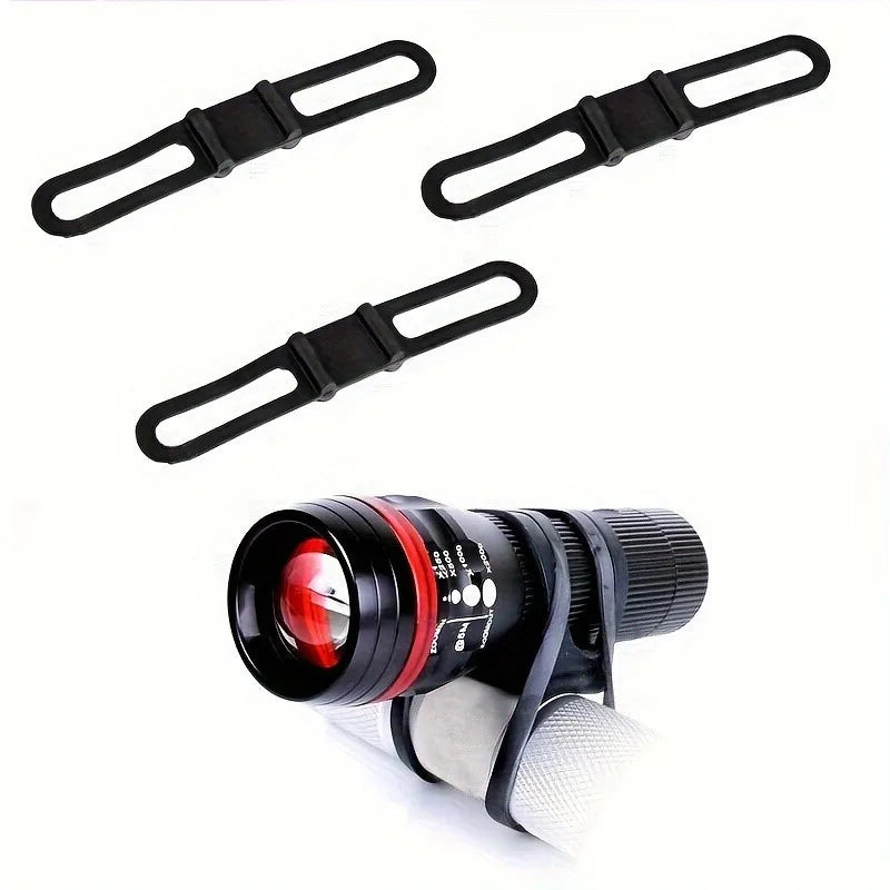 Bike Silicone Strap Light Holder for Handlebar Mount Bike Light Mount Strap Babs