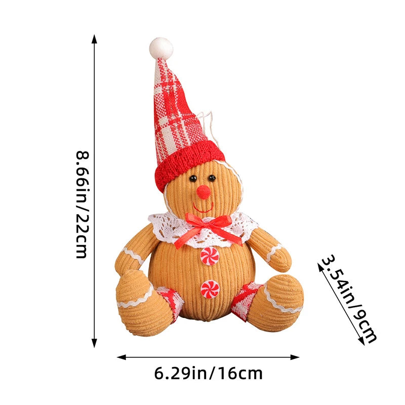 Christmas Gingerbread Man Ornament – Xmas Tree Hanging Pendant Christmas Tree Ornament Babs B