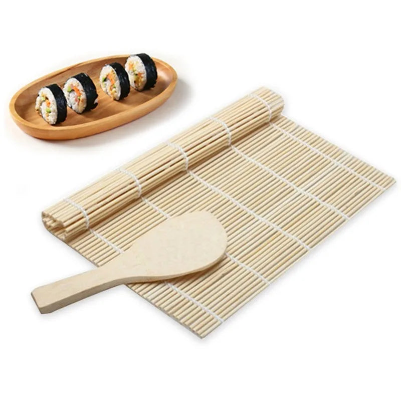 Sushi Maker Kit – Bamboo Rolling Mat & Onigiri Rice Molds Sushi Making Set Babs