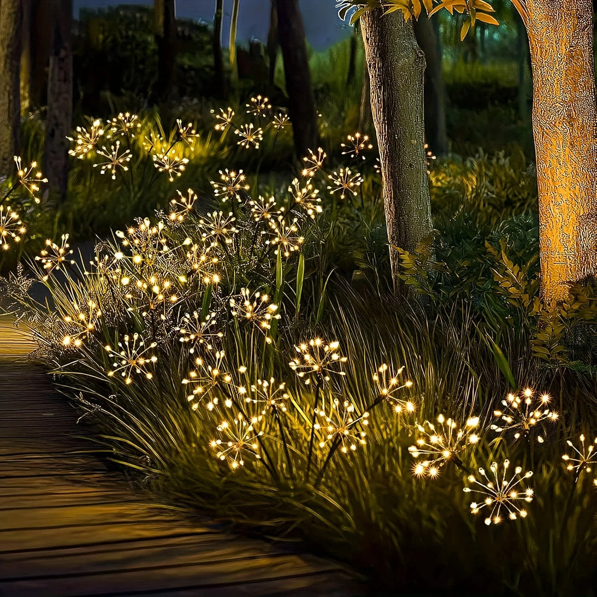 Solar Dandelion Fairy String Lights for Garden & Outdoor Decor Solar String Lights Babs