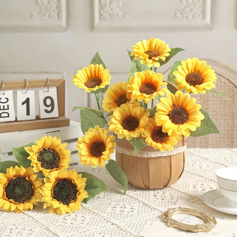 Silk Artificial Sunflowers for Wedding, Home & Party Décor Artificial Silk Flowers Babs