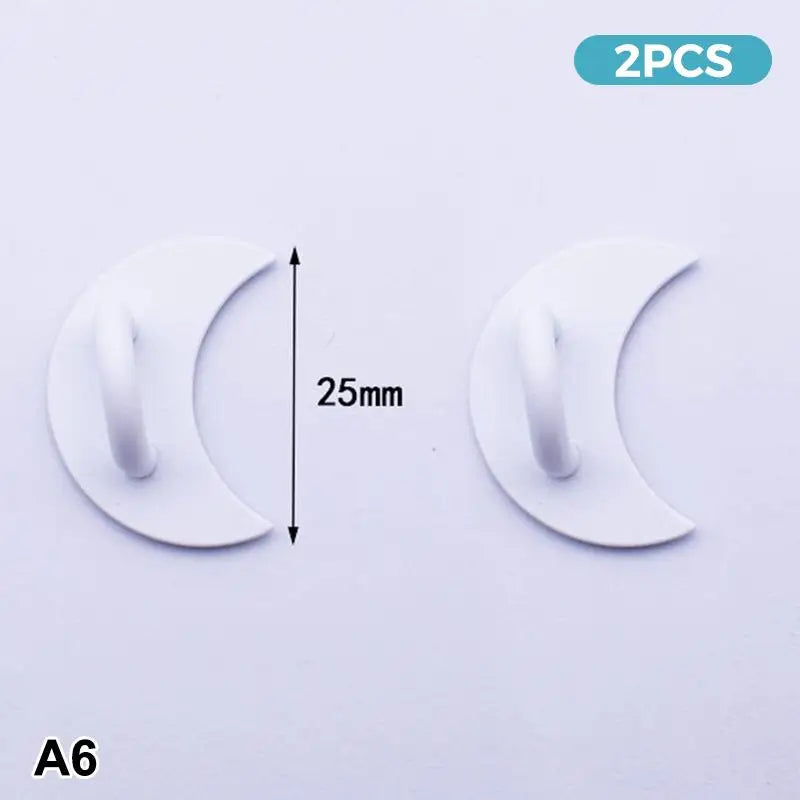 2pcs Adhesive Metal Phone Charm Holder & Keychain Loop Hook Phone Charm Holder Babs A6