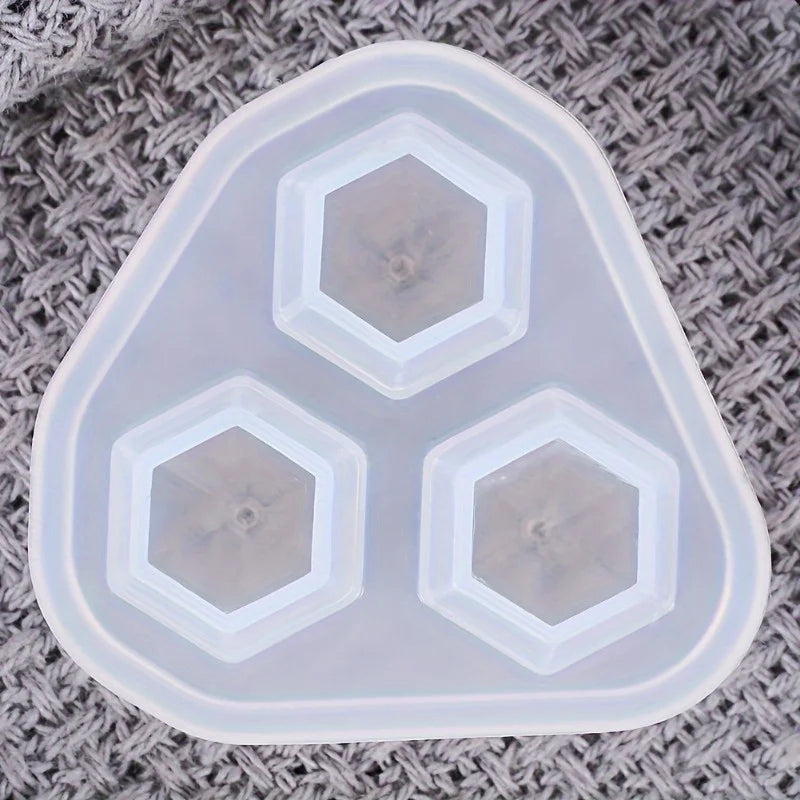 2pcs Epoxy Resin Silicone Mold – Rhinestone Pendant & Ornament DIY Resin Silicone Mold Babs