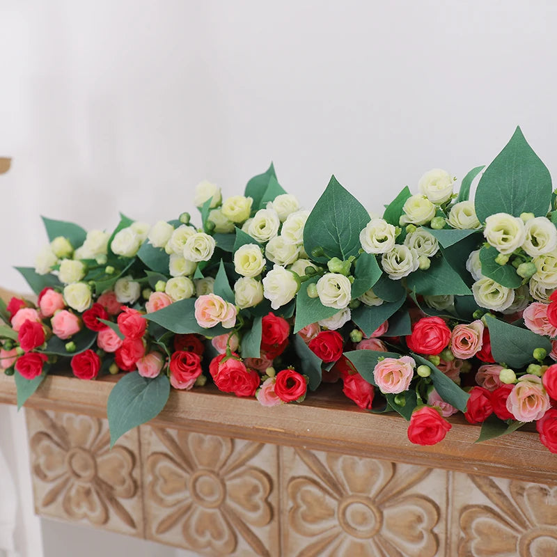 Silk Rose Artificial Flower Bouquet | Wedding & Home Décor Artificial Silk Flowers Babs