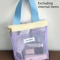 Waterproof Mesh Toiletry Bag – Travel Cosmetic Organizer Travel Toiletry Bag Babs PURPLE
