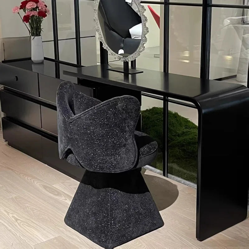 Butterfly Makeup Swivel Stool – Modern Luxury Bedroom Chair Vanity Swivel Stool Babs