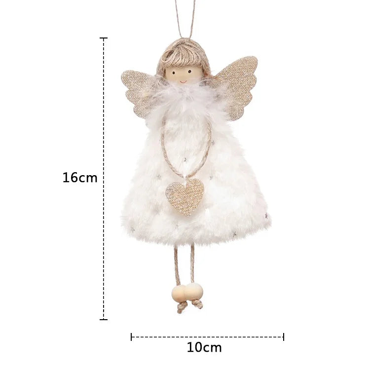 Christmas Elf Doll Ornament – Xmas Tree Hanging Pendant Christmas Tree Ornament Babs H