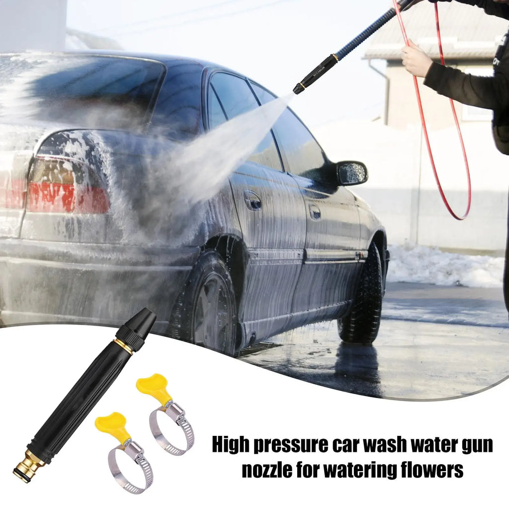 Metal Adjustable High-Pressure Garden Hose Spray Nozzle Garden Hose Nozzle Babs