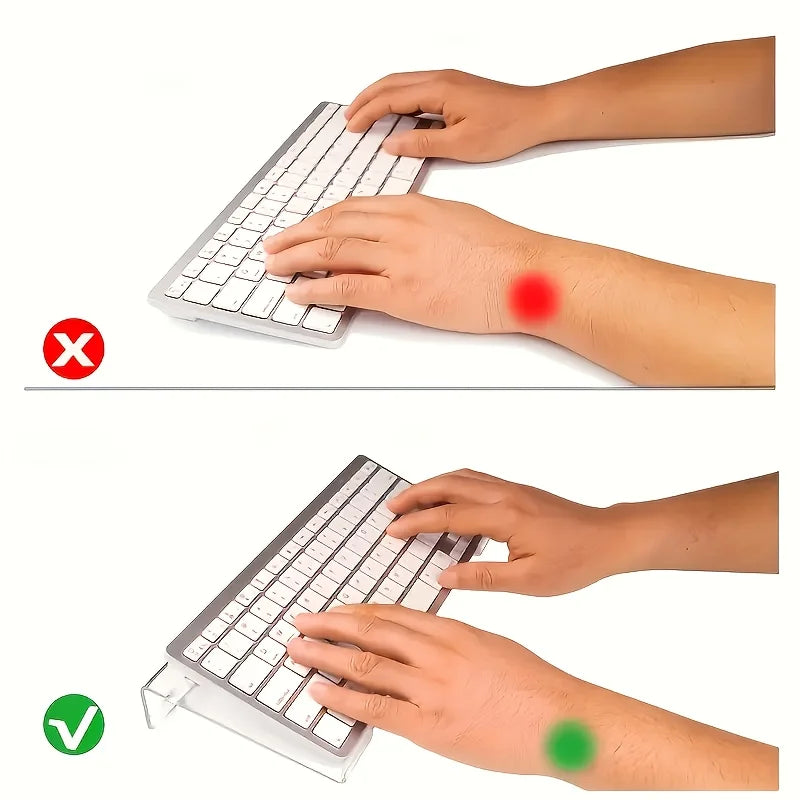 Transparent Acrylic Keyboard & Mini PC Desktop Stand Keyboard Desk Stand Babs