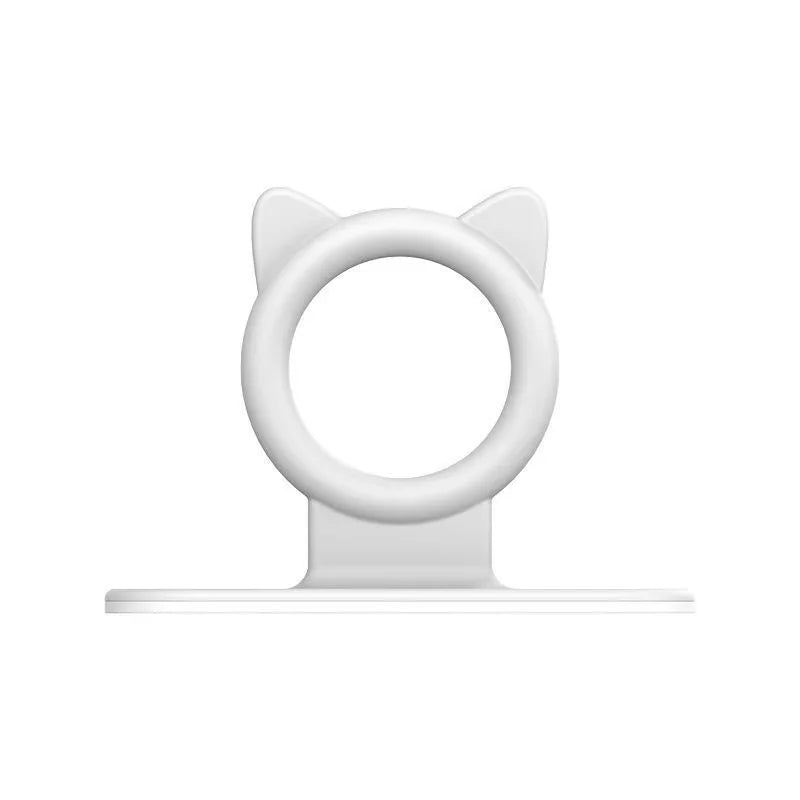 Silicone Self-Adhesive Handle – Cabinet, Drawer & Toilet Seat Adhesive Cabinet Handle Babs white 5 PCS