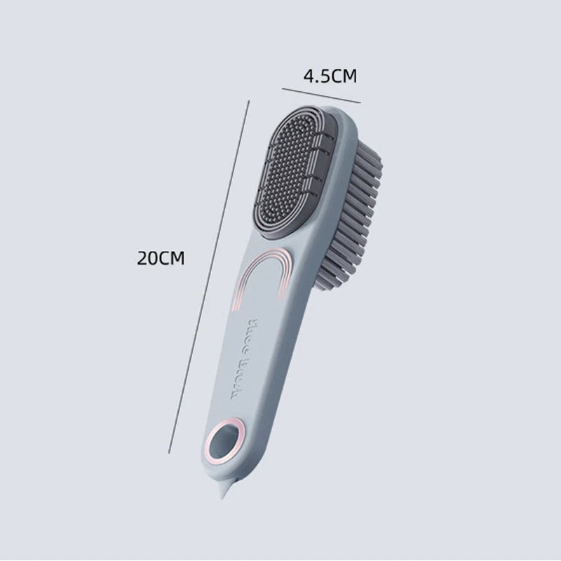 Double-Sided Rubber Shoe Brush – Soft Bristles & Waterproof Shoe Cleaning Brush Babs