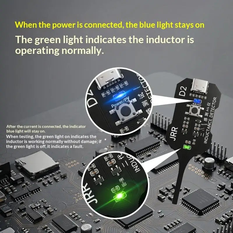 V2.0 Type-C Inductance Tester – Coil & Component Fault Detector Inductance Tester Babs