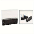 8-Hole Eyelash Tweezer Organizer Stand – Acrylic Storage Rack Beauty Tool Organizer Babs black