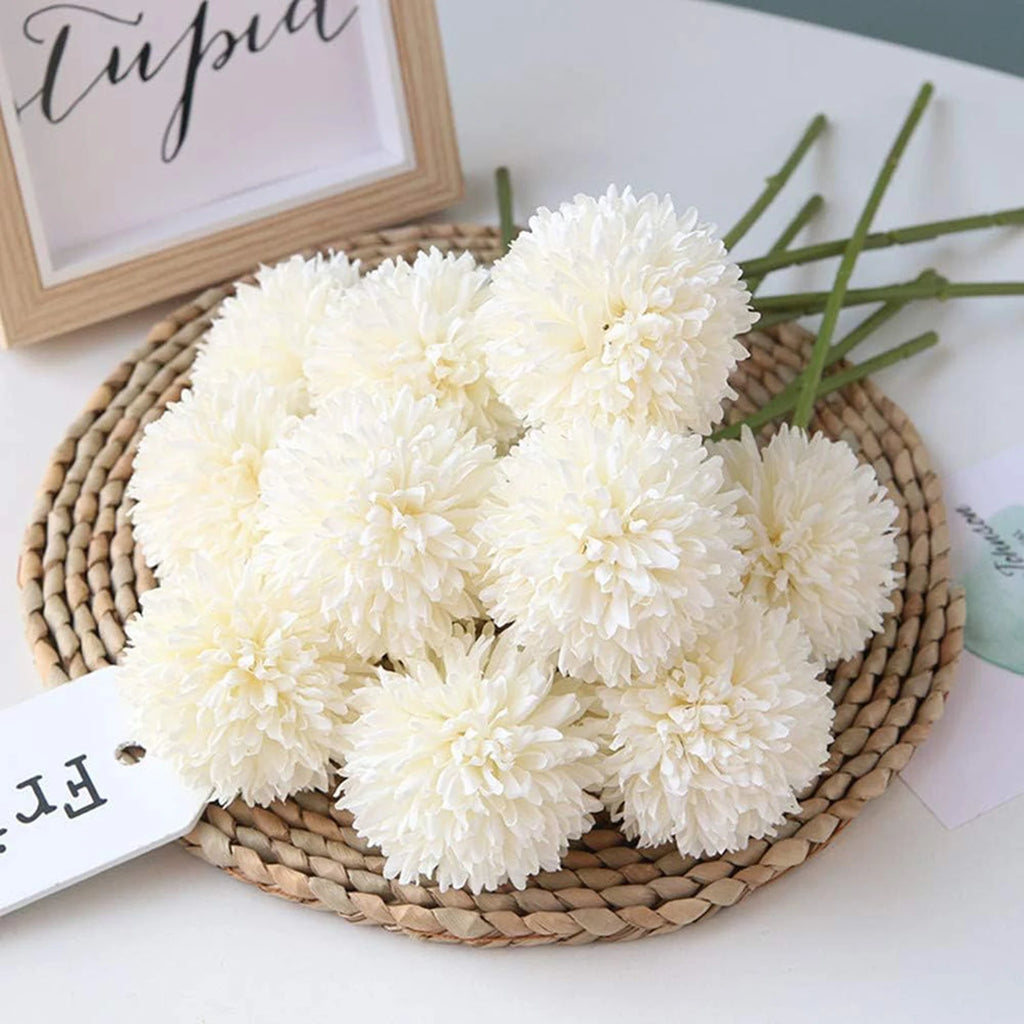 Silk Hydrangea Artificial Flowers – Wedding & Home Decor 5/10pcs Artificial Silk Flowers Babs