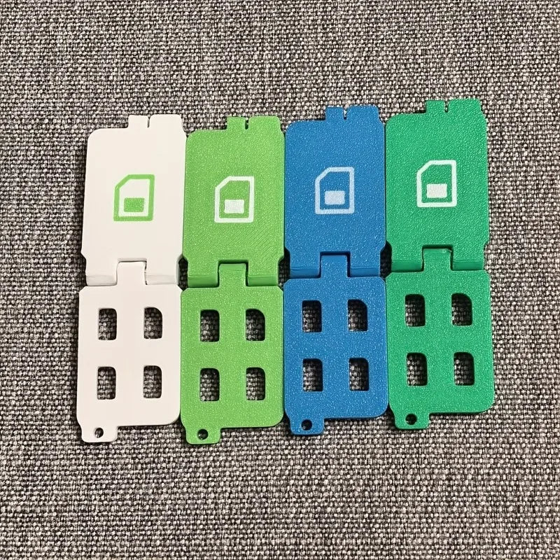2-Pack SIM Card Storage Case & Eject Pin Organizer for Travel SIM Card Organizer Case Babs