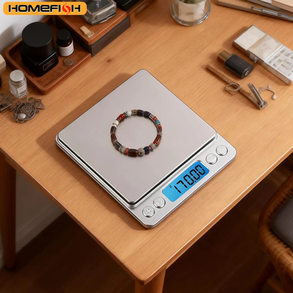 Digital Kitchen & Jewelry Scale 3000g 0.1g LCD Tare Gram Oz Digital Kitchen Scale Babs