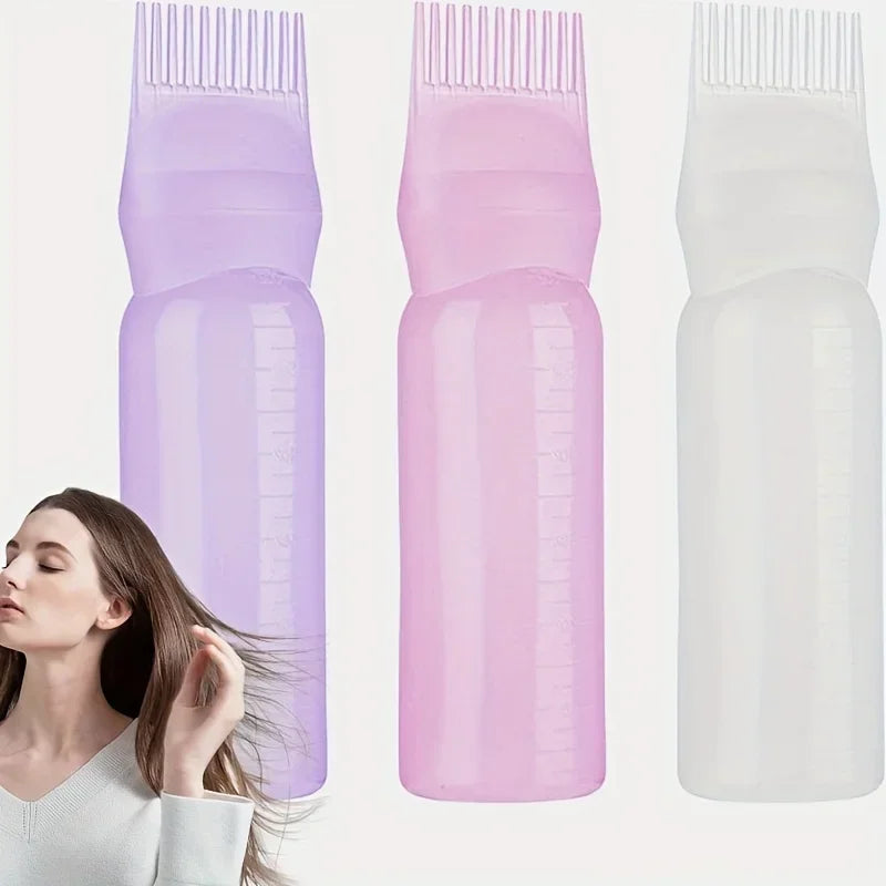 120ml Refillable Hair Dye Squeeze Bottle | Salon Applicator Hair Dye Applicator Babs