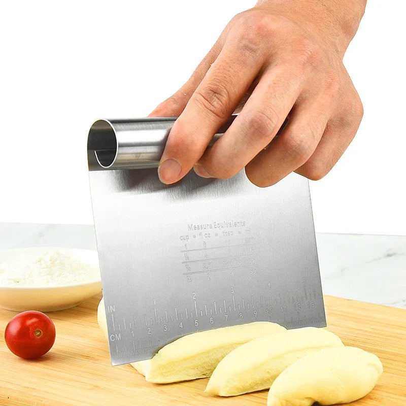 Stainless Steel Cake Scraper & Buttercream Edge Smoother Cake Decorating Tool Babs