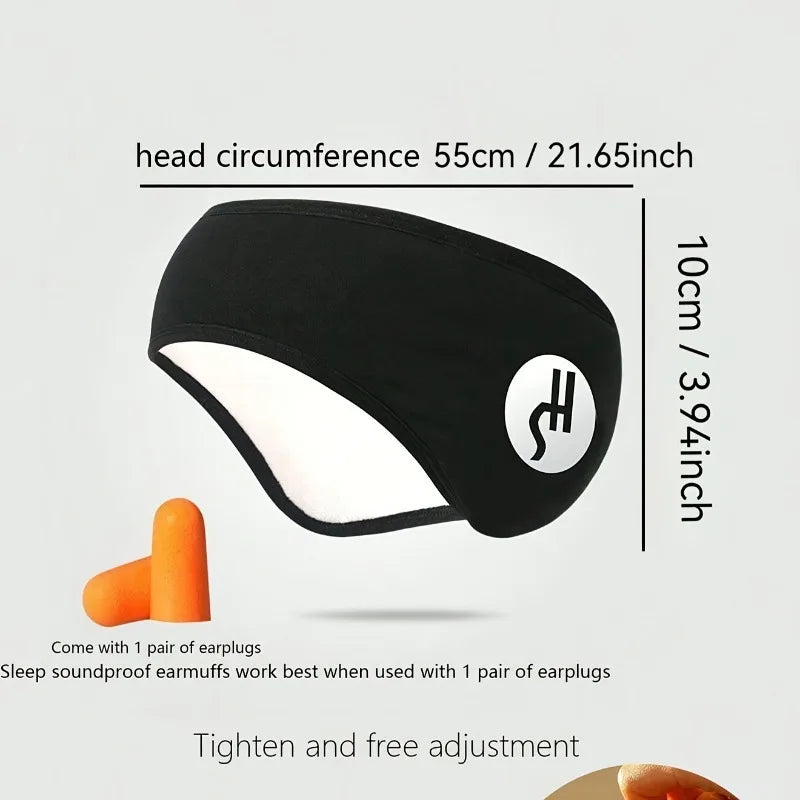 Adjustable Sleep Mask & Noise-Cancelling Earplugs | Soft Blackout Sleep Mask Set Babs