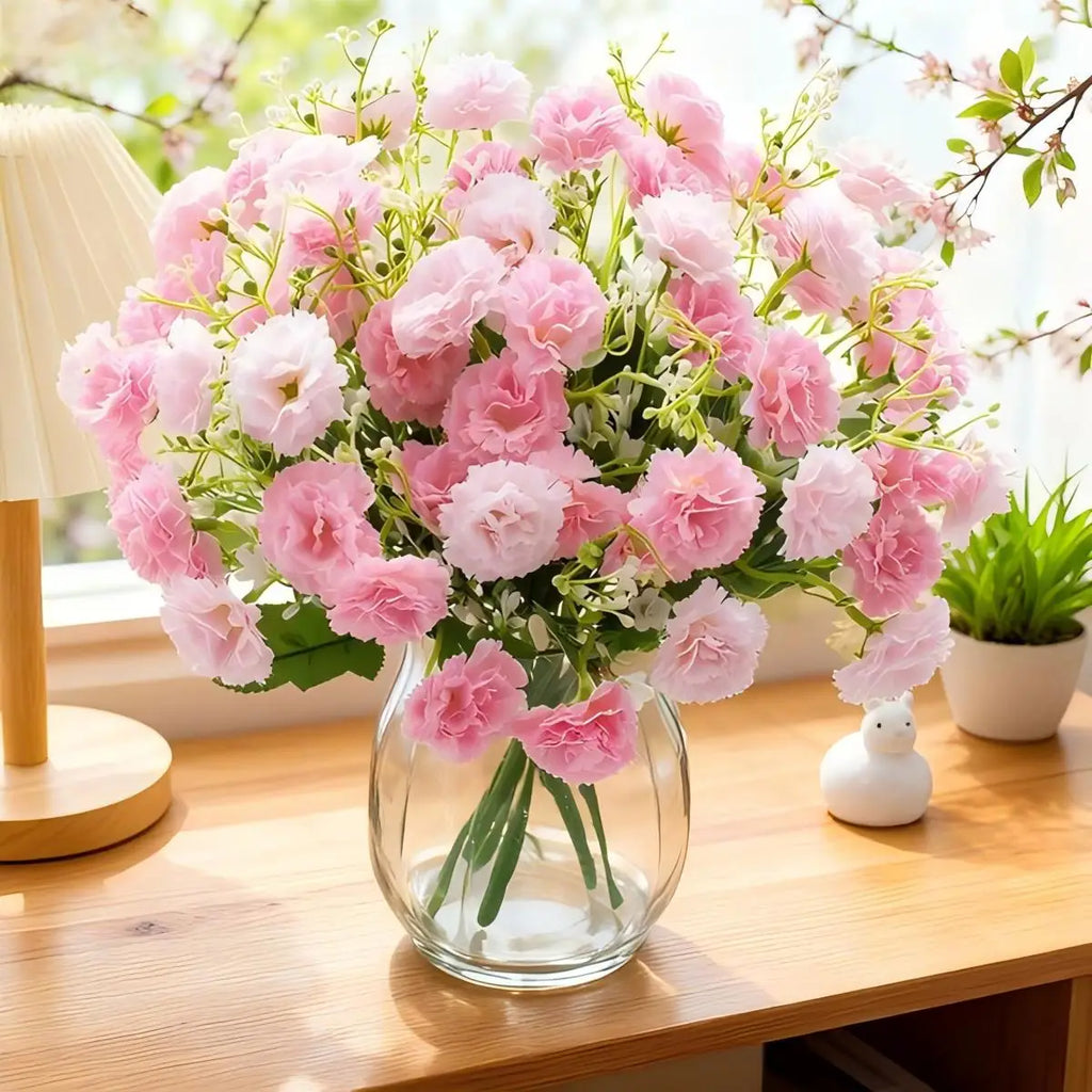 Artificial Silk Carnation Bouquet – Wedding & Home Décor Artificial Flower Bouquet Babs