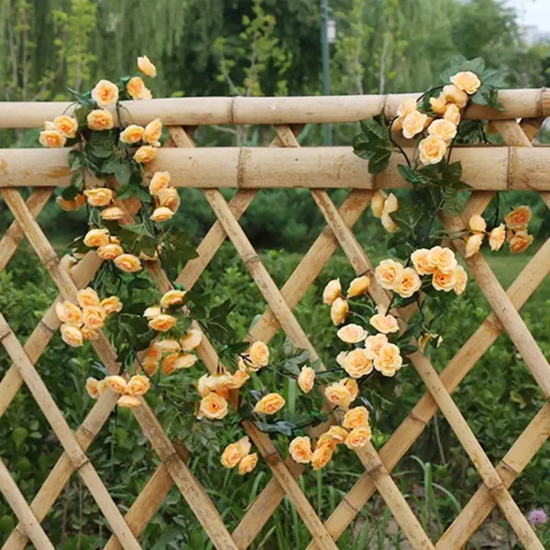 Artificial Silk Rose Vine Garland for Wedding & Home Decor Artificial Flower Garland Babs