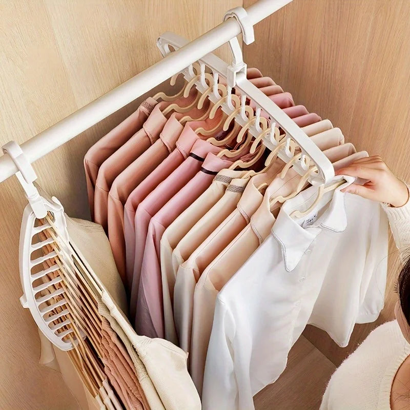 11-Hole Folding Sock Drying Rack – Windproof & Space-Saving Sock Drying Rack Babs