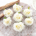 Silk Artificial Rose Heads 20/40 Pcs – Wedding & Home Décor Artificial Flower Heads Babs color 1 40 pcs