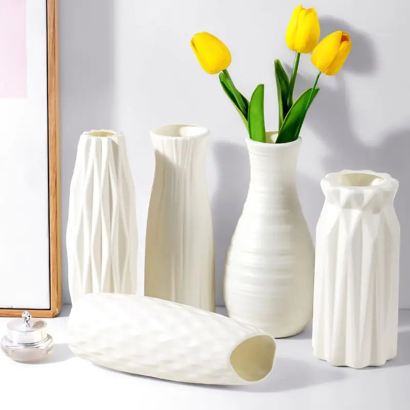 Plastic Imitation Ceramic Vase – Wedding, Home & Garden Decor Decorative Vase Babs