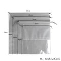 Dustproof Drawstring Storage Bags, Moisture-Proof 5-Pack Drawstring Storage Bag Babs 5Pcs-Grey 45X45CM