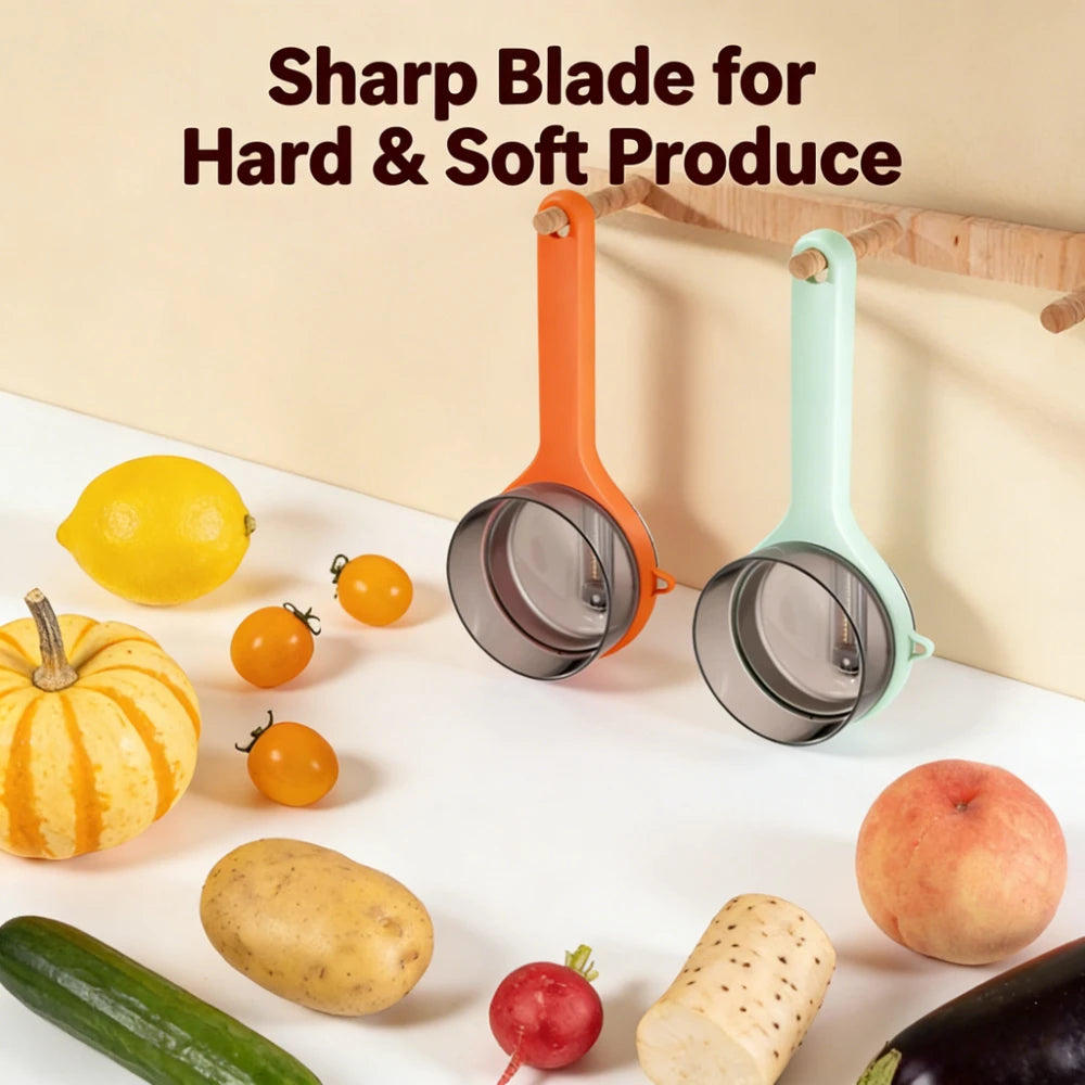 Multi-Function Fruit & Vegetable Peeler with Peel Storage Vegetable Peeler Babs