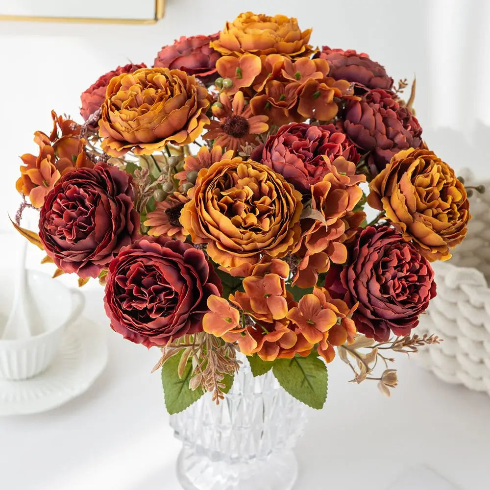 Silk Persian Peony Artificial Flowers for Wedding & Home Decor Artificial Silk Flowers Babs