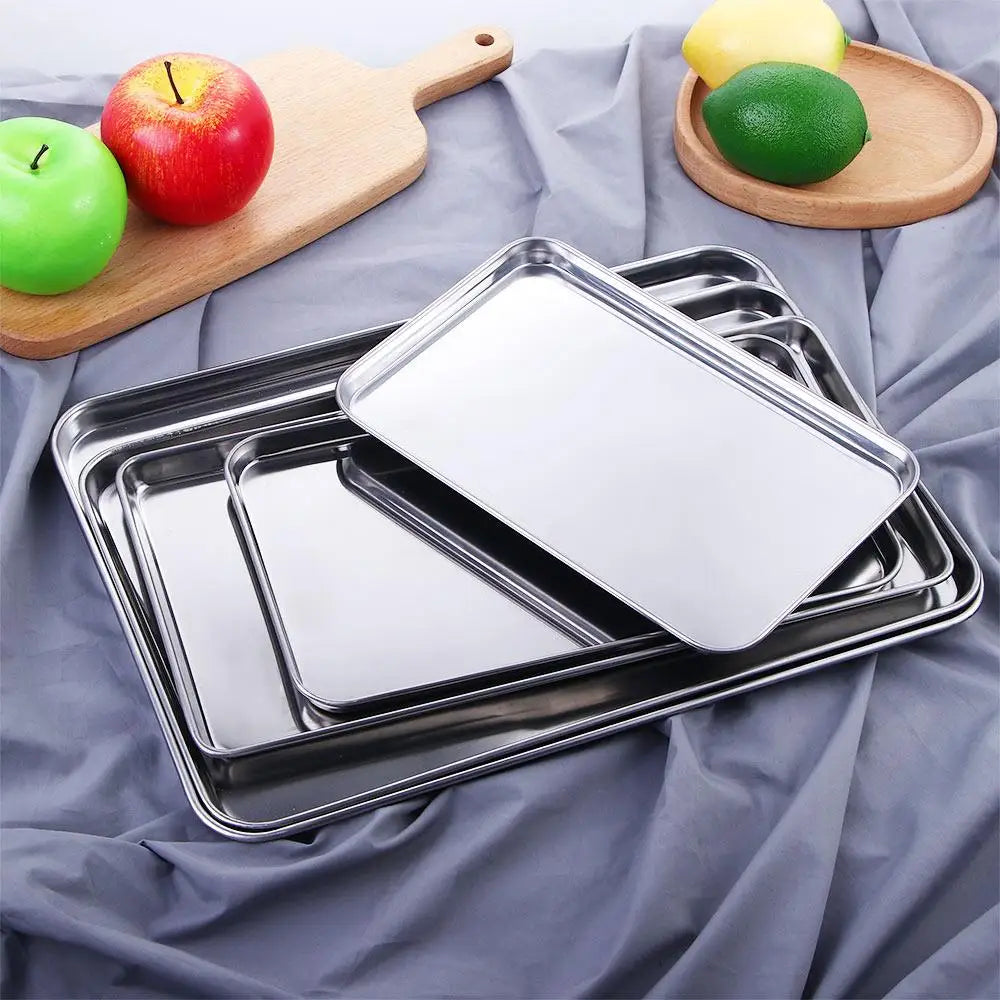 Stainless Steel Baking Tray – Loaf Pan, Cookie Sheet & Cake Dish Stainless Steel Bakeware Babs