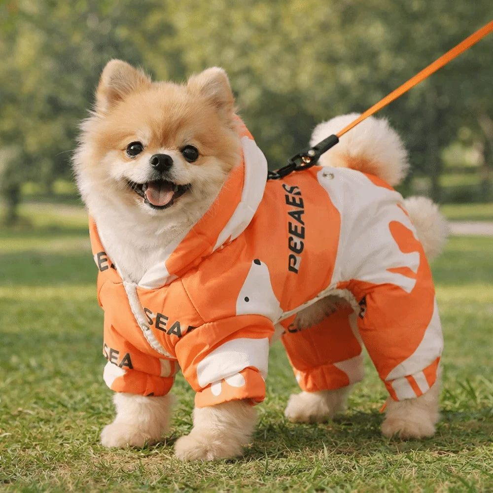 Dog Winter Fleece Jacket – Splash-Proof & Anti-Shedding Coat Dog Winter Jacket Babs