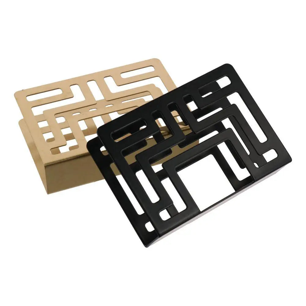 Stainless Steel Vertical Napkin Holder – Silver & Gold Napkin Holder Babs