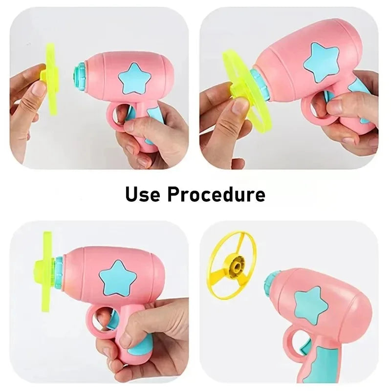 Interactive Cat Flying Disc Launcher Toy – Fun Kitten Chase Game Interactive Cat Toy Babs