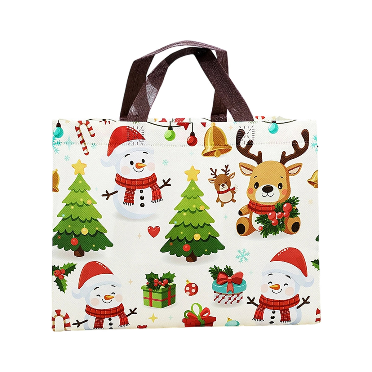 Reusable Non-Woven Christmas Gift Bags with Handles Christmas Gift Bags Babs One Size One Size E