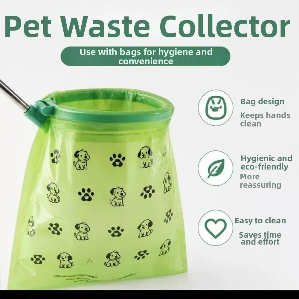 Retractable Dog Poop Scooper – Foldable Long Handle Pet Cleaner Dog Poop Scooper Babs