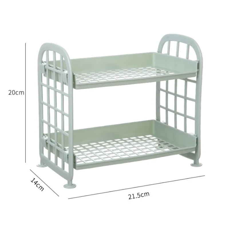 Multi-Tier Desktop Storage Shelf Organizer – Home & Office Desktop Storage Shelf Babs