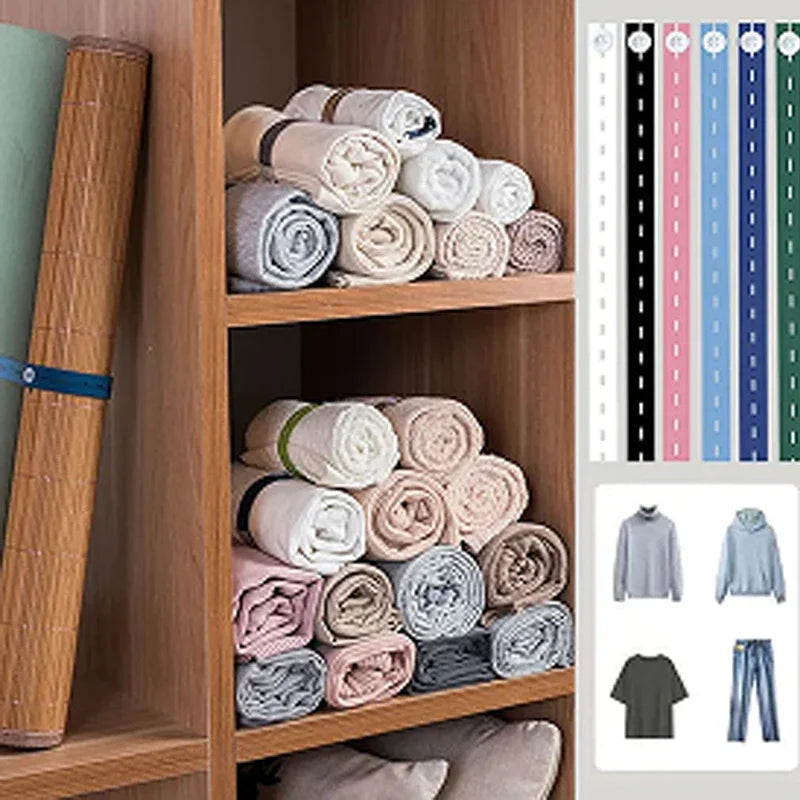 Elastic Storage Organizer Bands – Adjustable Straps 10/20/50 Pcs Storage Organizer Bands Babs