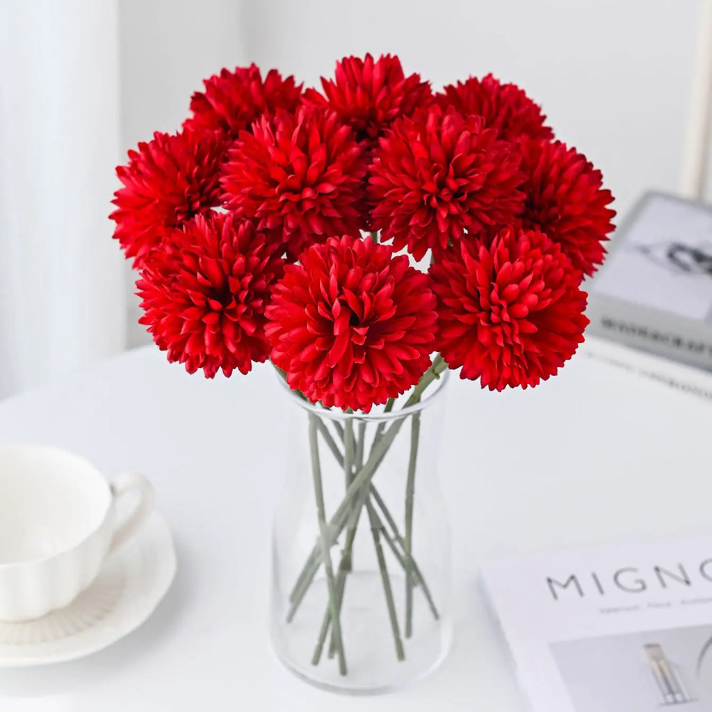 Silk Hydrangea Artificial Flowers – Wedding & Home Decor 5/10pcs Artificial Silk Flowers Babs