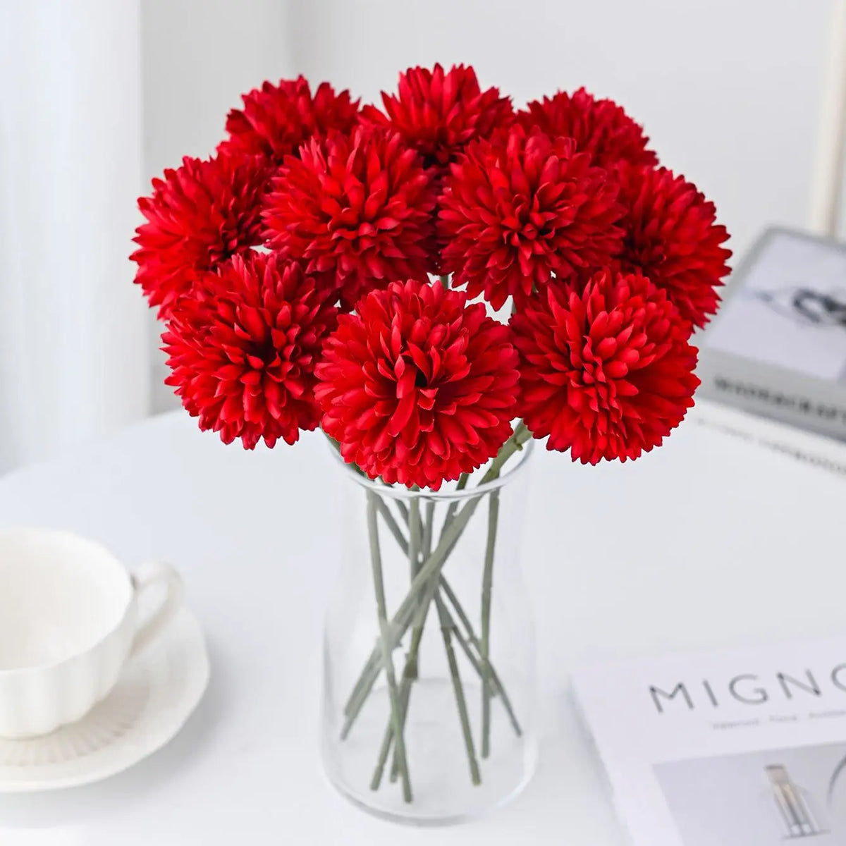 Silk Hydrangea Artificial Flowers – Wedding & Home Decor 5/10pcs Artificial Silk Flowers Babs