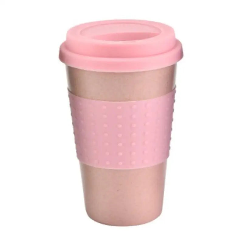 Wheat Straw Eco-Friendly Reusable Travel Mug | Creative Cup Reusable Travel Mug Babs pink