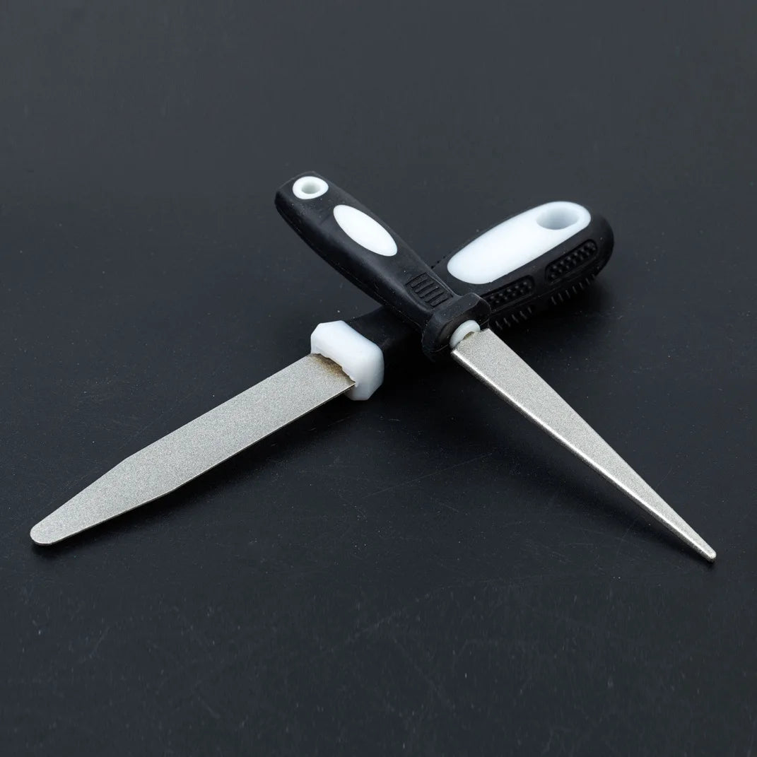 2-in-1 Diamond Sharpening Stone – Knives, Scissors & Garden Tools Diamond Sharpening Stone Babs Large and Small M