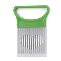 Stainless Steel Onion Holder & Potato Slicer – Kitchen Tool Vegetable Slicer Tool Babs G