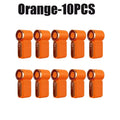 Mini Portable Handheld Turbo Fan with LED Display | Rechargeable Handheld Portable Fan Babs Orange 10PCS